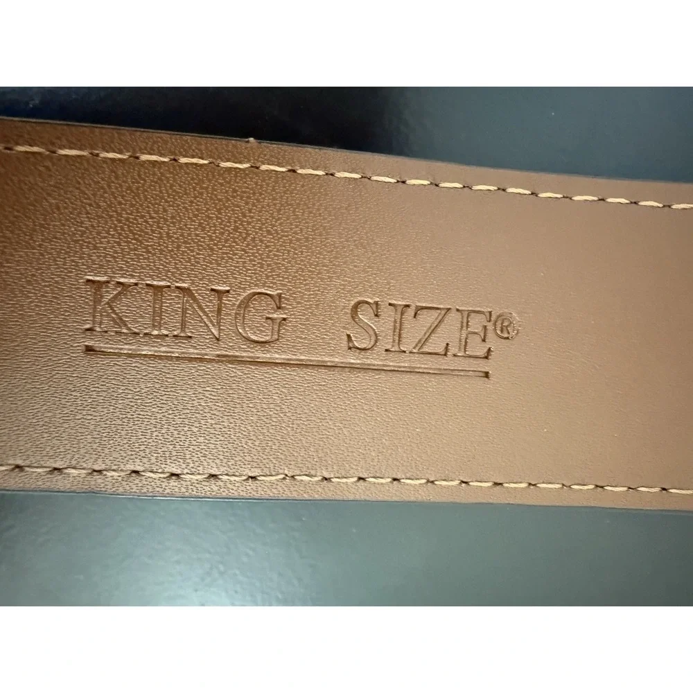 Mens Brown Leather Belt King Size 56/58 Heavy Duty 62
